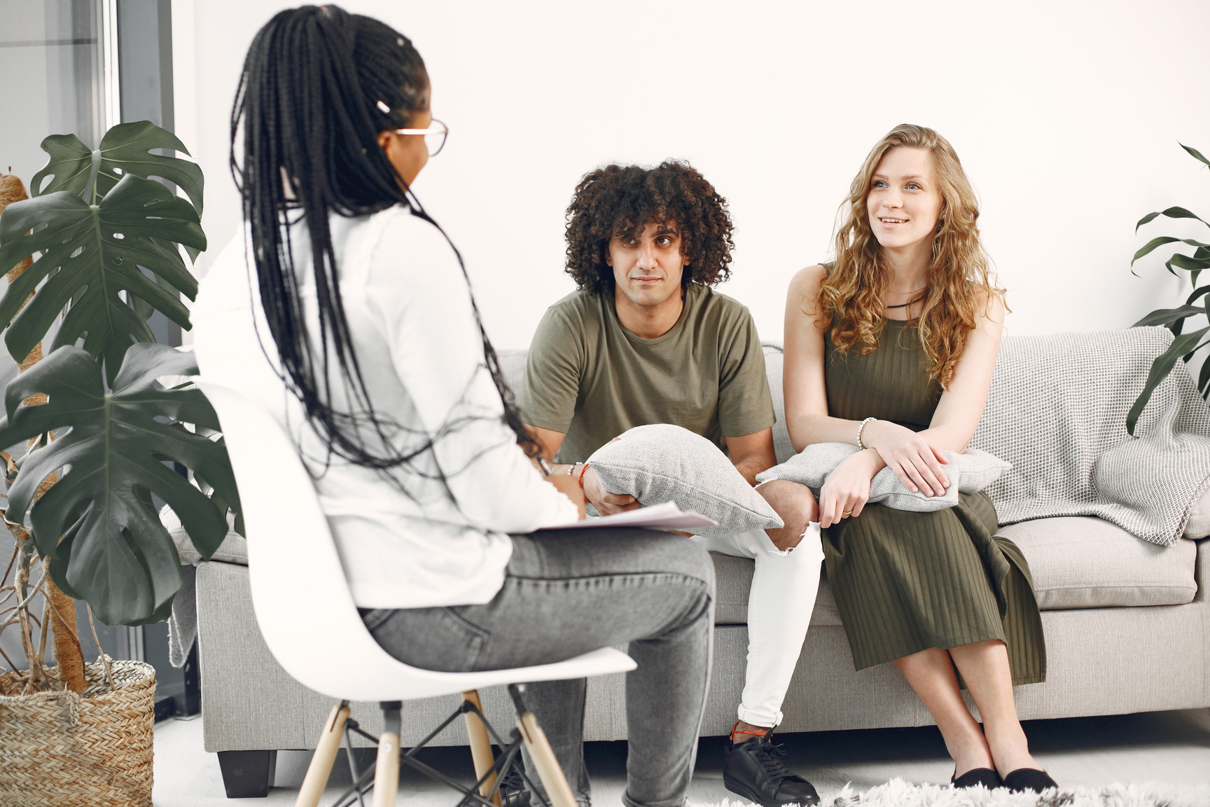 Couple in a Therapy Session